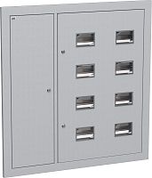 Щит этажный встраеваемый IEK LIGHT ЩЭ-8-Э-P 8кв. (1000х950х110см) с монтажной панелью картинка 